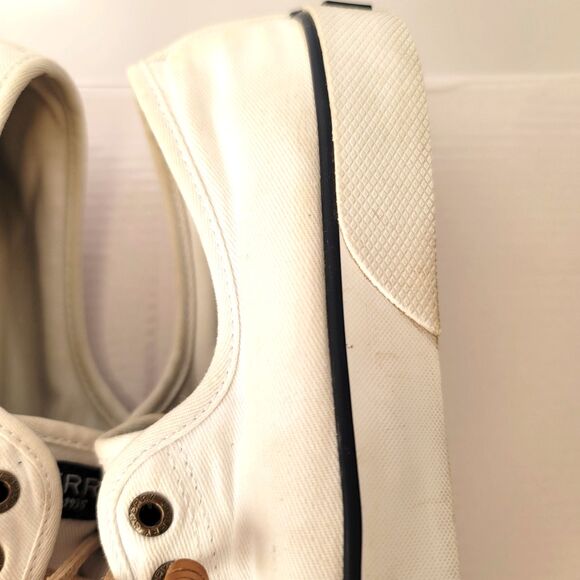 Sperry Crest Vibe Top-Sider Memory Foam White/Gold Women’s Sz 6.5 - Picture 14 of 15